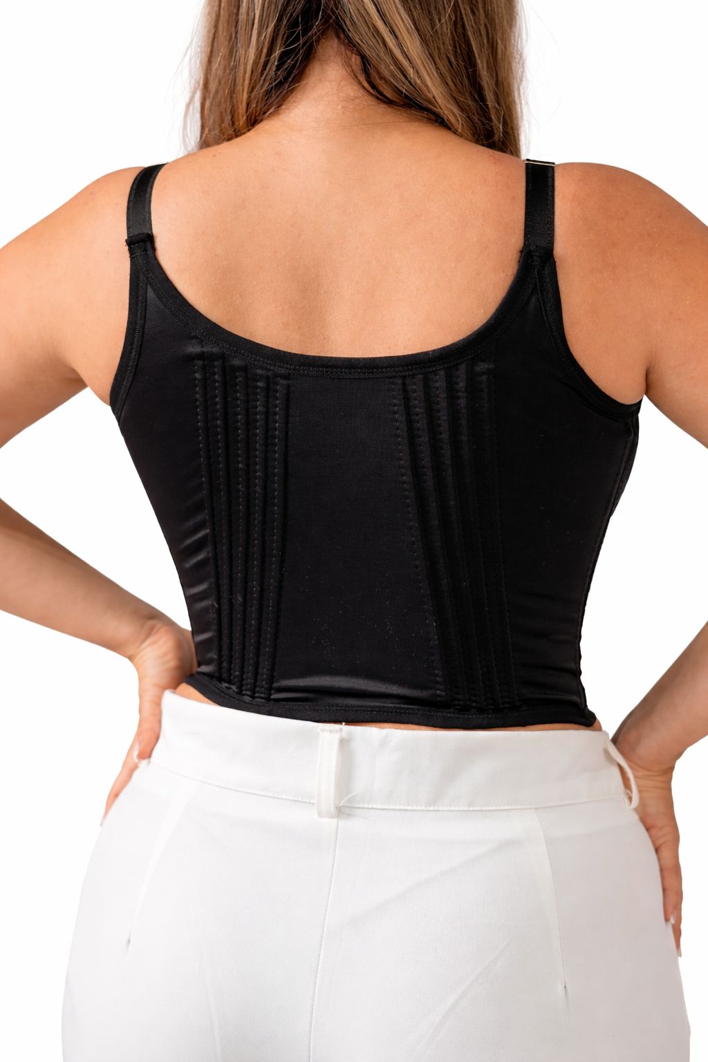 Sutiã Cropped 10 Barbatanas  Bojo Pré Moldado