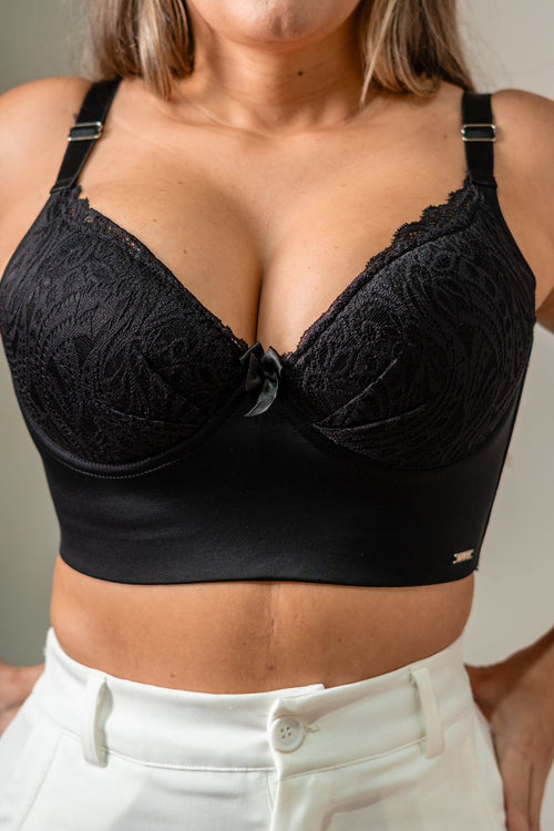 Sutiã Modelador com 2 Barbatanas – Alta Sustentação e Conforto