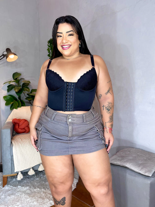 Sutiã Modelador Cropped – Mais Cobertura, Mais Definição