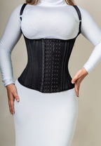 Cinta Modeladora Colete com Alças 33 Barbatanas 6 Níveis de Regulagem