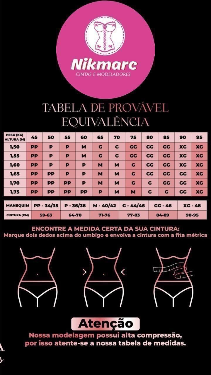 Tabela de Medidas